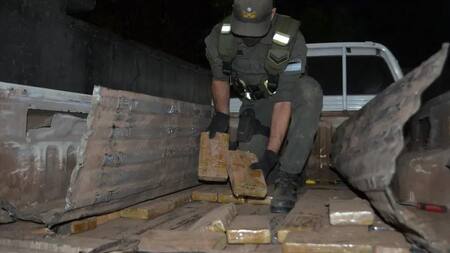 Secuestro de 175 kilos de cocaína en Santiago del Estero. Foto: Prensa Gendarmería