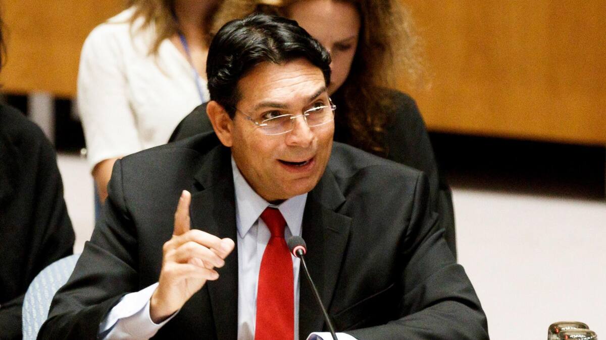 Danny Danon, embajador de Israel ante las Naciones Unidas (ONU). Foto: EFE.
