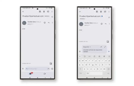 Cambios en la interfaz de Gmail. Foto: Gmail.