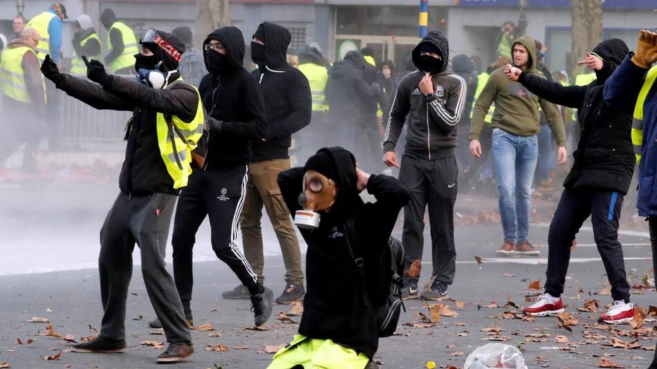 Incidentes en Bruselas de Chalecos Amarillos (Reuters)