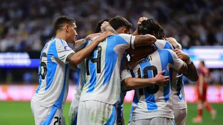 La Selección Argentina. Foto: NA.
