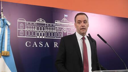 Manuel Adorni, vocero presidencial. Foto: Télam