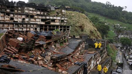 Graves daños en Brasil por las tormentas. Foto: Reuters