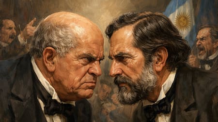 Domingo Sarmiento y Bartolomé Mitre, la amistad entre dos próceres que casi destruye una presidencia