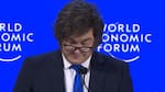 El inesperado silencio de Javier Milei mientras brindaba su discurso en el Foro de Davos: “Perdón”