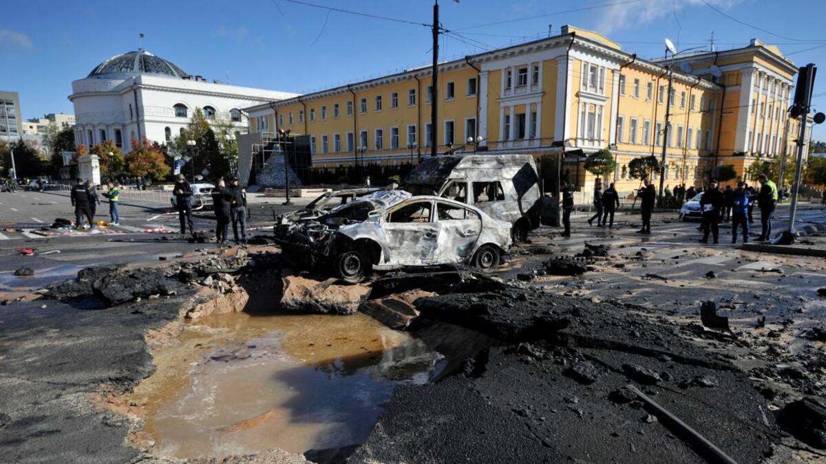 Ataque a Kiev. Foto: Télam.