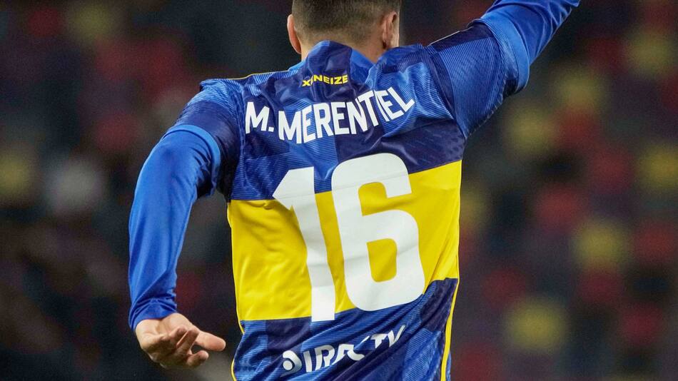 Miguel Merentiel, Boca. Foto: NA / prensa Boca