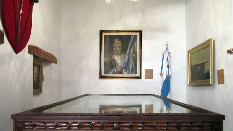 La bandera de Macha podría ser la que enarboló Belgrano en Rosario. Foto: Wikipedia