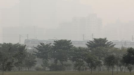 Polución en Nueva Delhi. Foto: EFE.