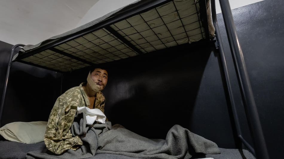 Soldados de Corea del Norte capturados por Ucrania. Foto: X/@ZelenskyyUa.