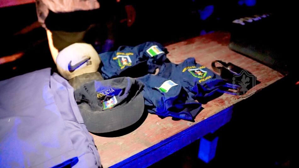 Los delincuentes se hicieron pasar por policías. Foto: Policía de Chaco.