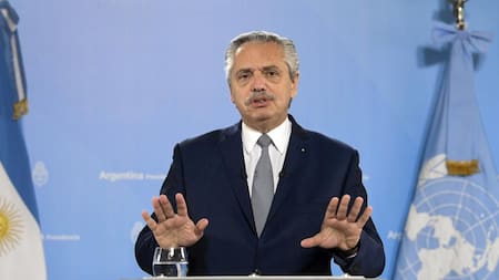 Alberto Fernández, discurso ante la Asamblea General de las Naciones Unidas, Foto NA