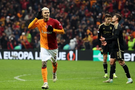 Mauro Icardi; Galatasaray. Foto: NA.