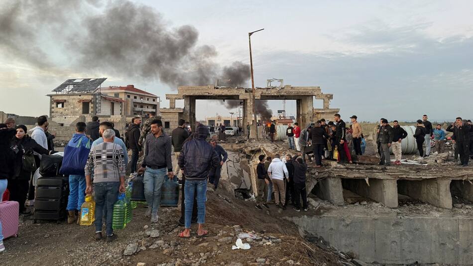 Frontera entre Siria y Líbano. Foto: Reuters.
