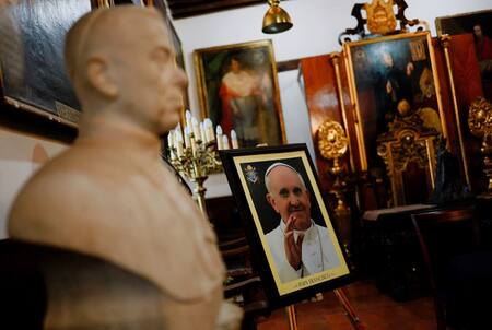 Homenaje al papa Francisco en Ciudad de México. Foto: Reuters (Henry Romero)