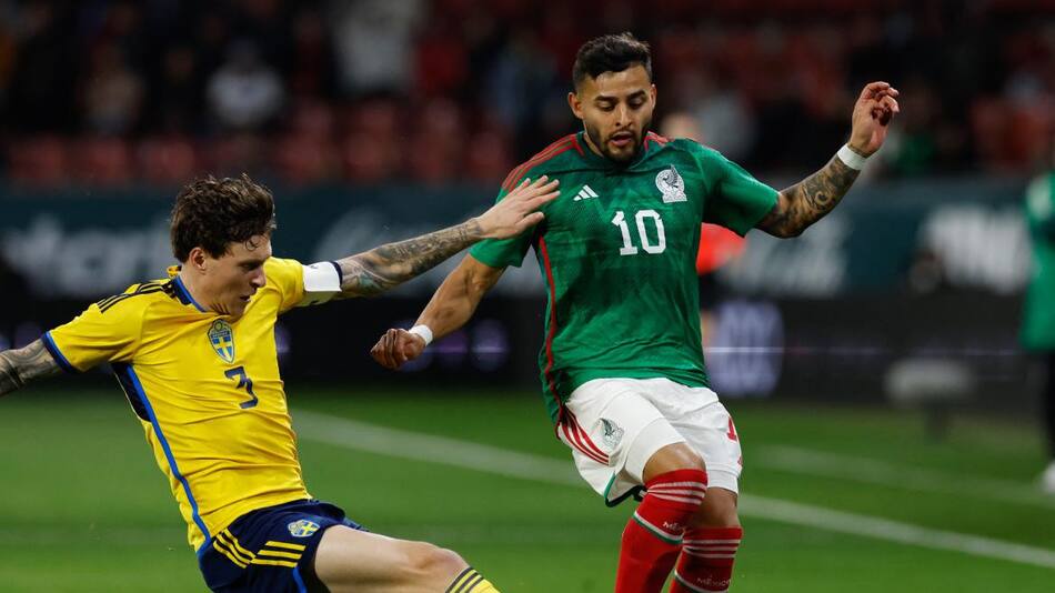 Amistoso internacional, Suecia vs. México. Foto: NA.