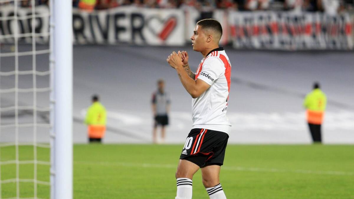 Juanfer Quintero, River. Foto: NA.