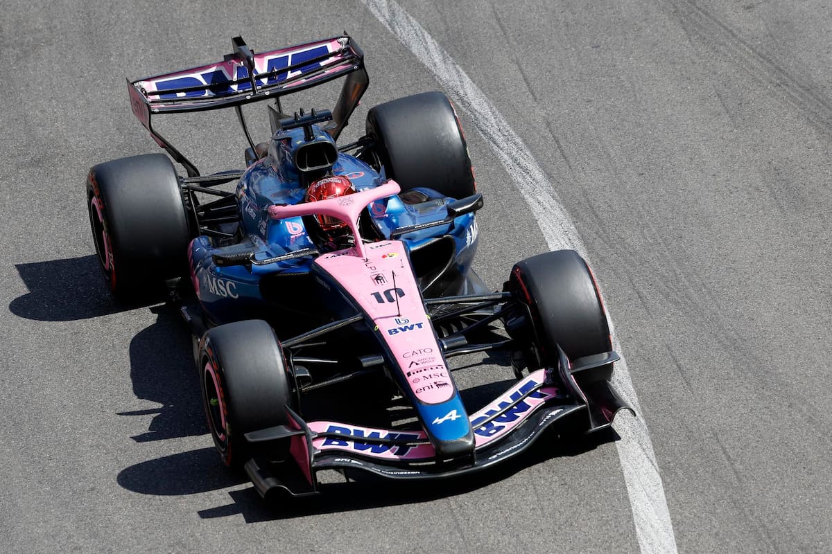 Pierre Gasly en el Gran Premio de Mónaco.