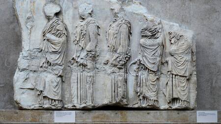 Piezas exhibidas en el Museo Británico. Foto: Reuters