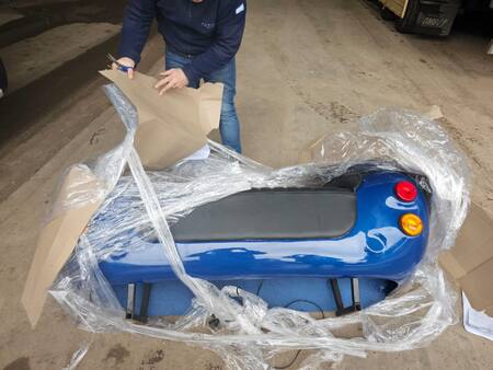 Aduana descubrió la maniobra irregular en el Puente Internacional General San Martín. Foto: Aduana.