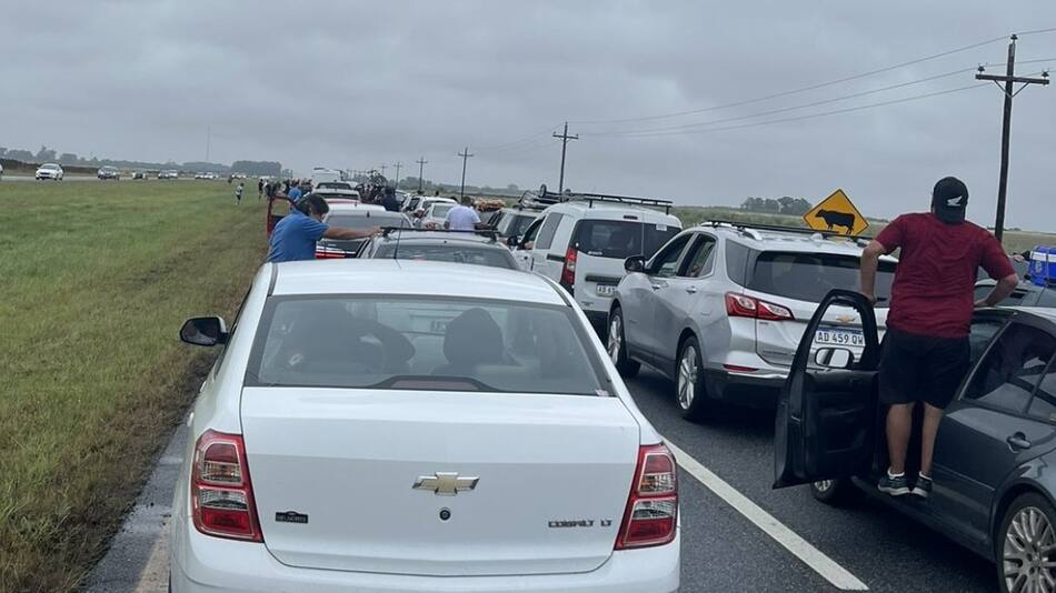 Accidente en Ruta 11. Foto: X @solotransito