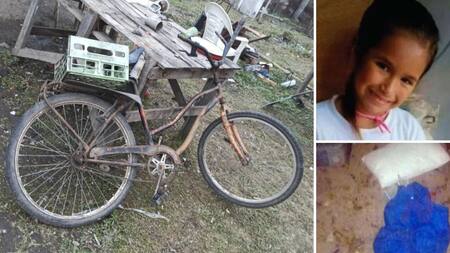 Maia Yael Beloso, bicicleta abandonada y buzo encontrado, secuestro