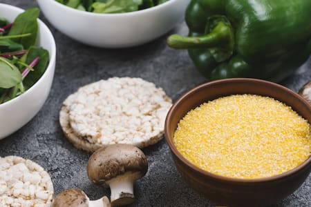 Polenta, una de las comidas más clásicas de los argentinos. Foto: Freepik.