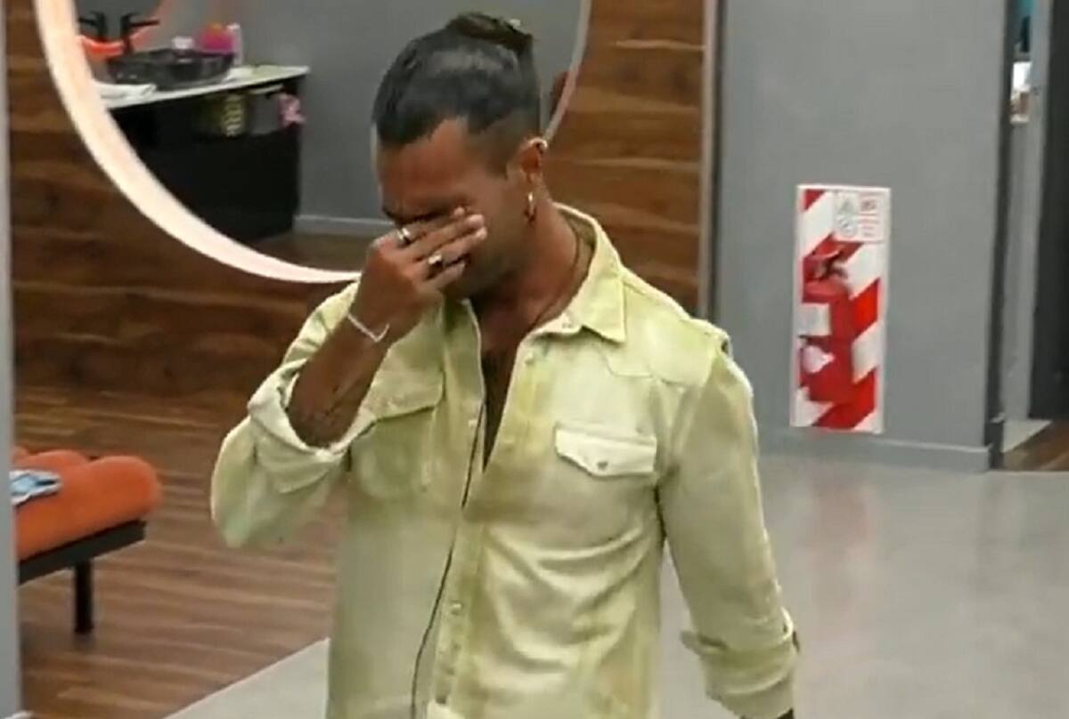 El mal momento que vivió Licha en la gala de eliminación. Foto: captura Telefe.
