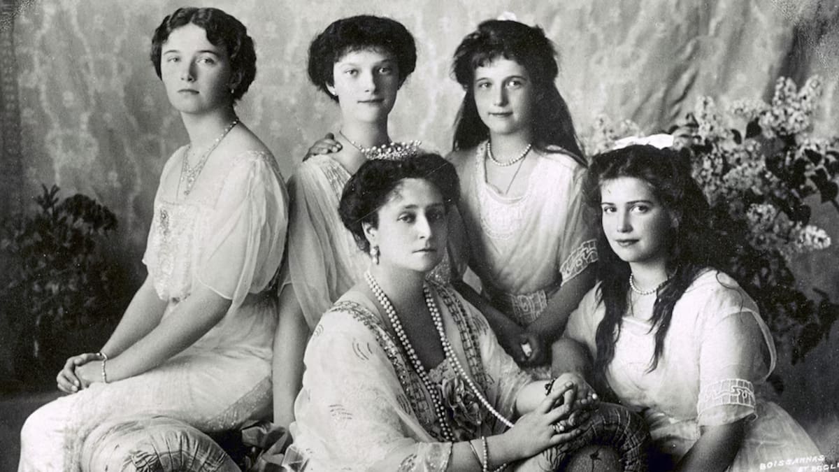 Las hijas y esposa de Nicolás II