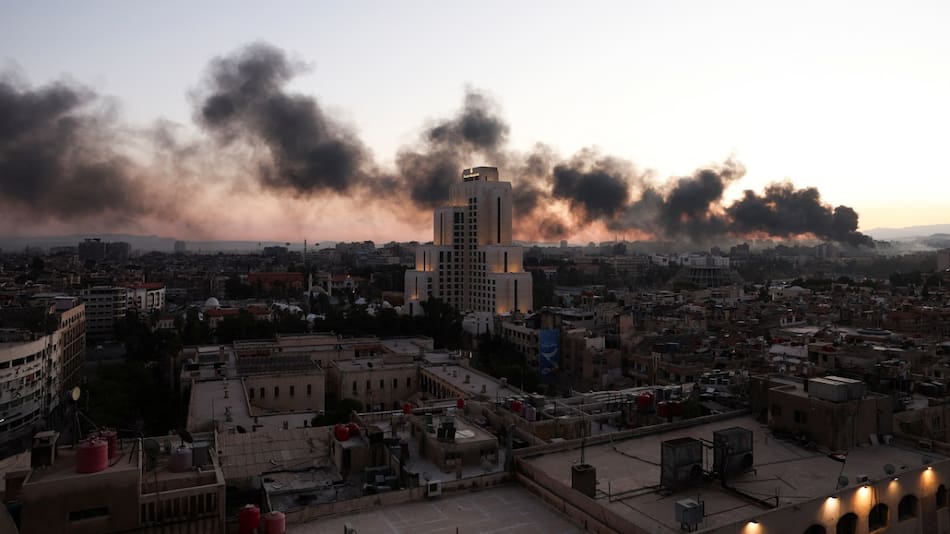 Ataques en Damasco, la capital de Siria. Foto: Reuters.