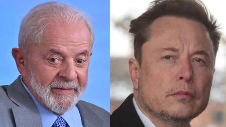 Lula y Elon Musk. Foto: EFE