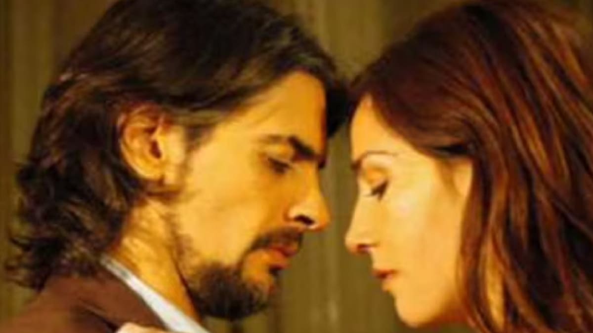 Pablo Echarri y Paola Krum. Foto: captura Telefe.
