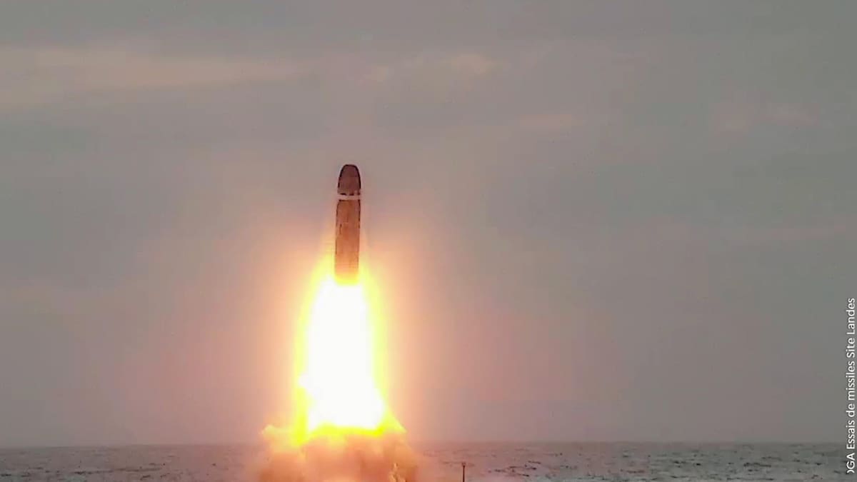 Francia probó el misil nuclear M51.3 desde un submarino: qué características tiene y los detalles del lanzamiento
