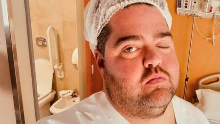 Darío Barassi internado. Foto: Instagram.