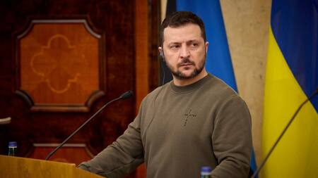 Volodimir Zelenski, presidente de Ucrania. Foto: Reuters.