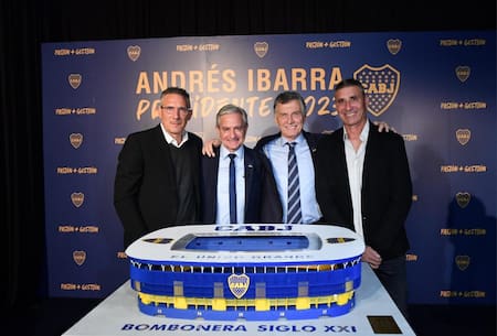 Mauricio Macri en el evento de lanzamiento de la candidatura de Andrés Ibarra. Foto: Twitter (Nicolás Singer).