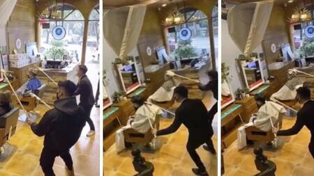 Coronavirus, video de peluqueros