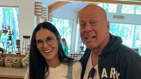 Demi Moore y Bruce Willis. Foto: Instagram/demimoore.