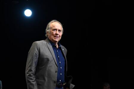 Joan Manuel Serrat. Foto: Telam.