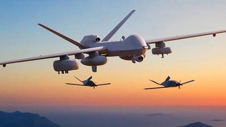 Dron Reaper estadounidense. Foto: Archivo.