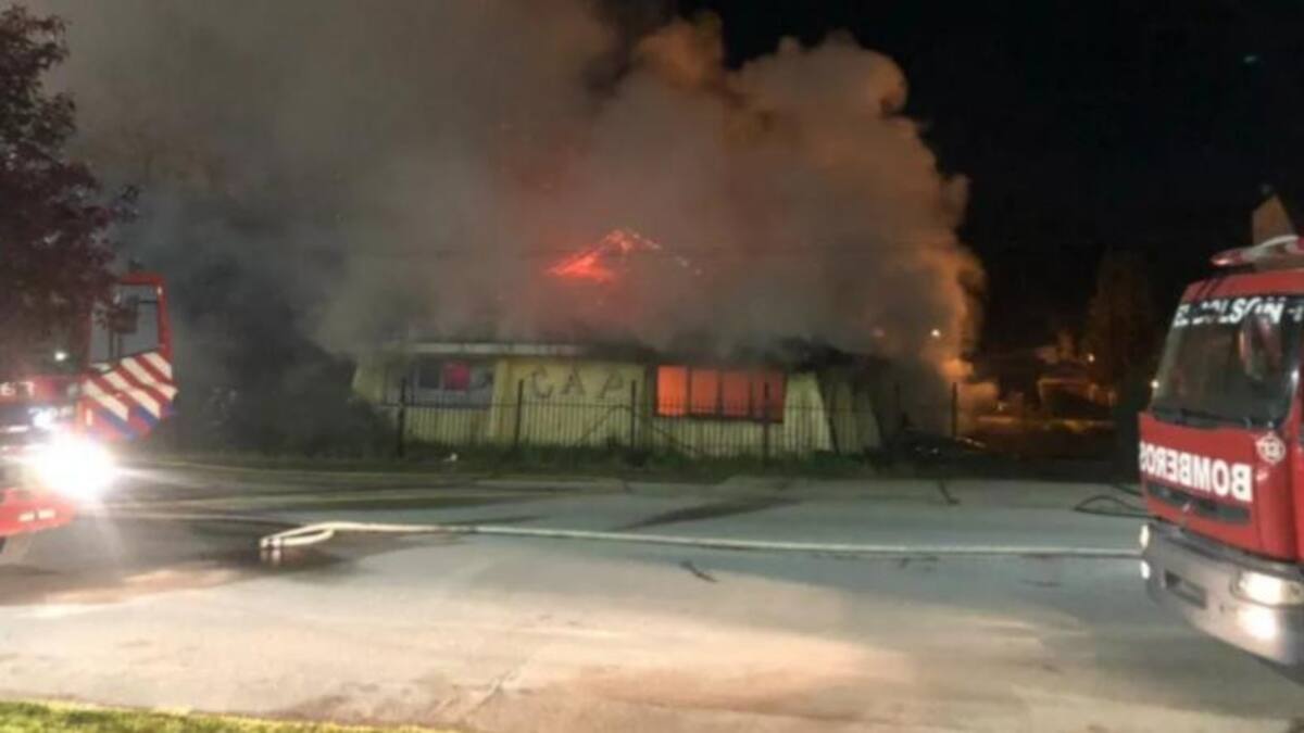 El voraz incendio destruyó la entidad deportiva, NA
