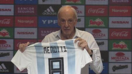 César Luis Menotti. Foto: NA.