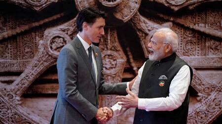 Modi y Trudeau. Foto: Reuters.