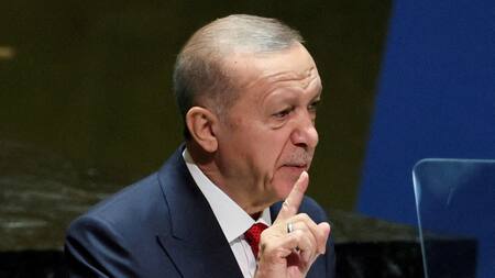 Erdogan, presidente de Turquía. Foto: Reuters.
