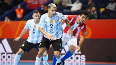 Selección argentina de futsal, Mundial Lituania 2021. Foto: AFA.