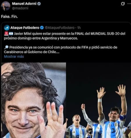 adorni vocero de milei