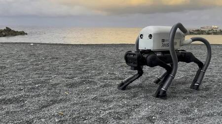 Robot que aspira colillas de cigarrillo. Foto: X.