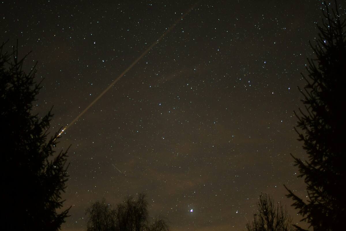 Lluvia de estrellas. Foto: Unsplash.