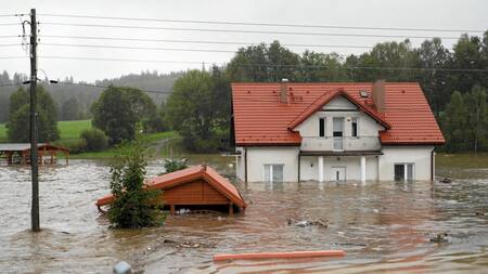 Históricas inundaciones en Viena, Austria. Foto: Reuters.
