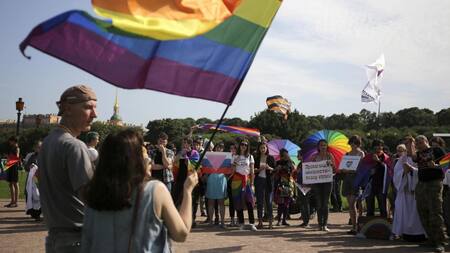 Marcha del colectivo LGBT en Rusia_Reuters